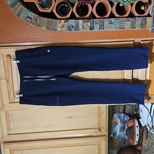 Figs Yola Skinny Scrub Pants Navy Blue